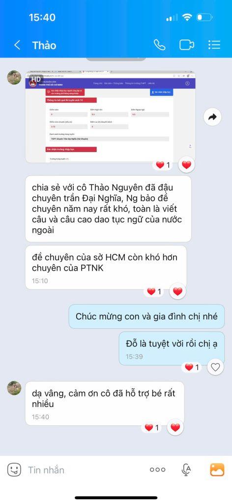 Ôn thi chuyên anh vào trường Trần Đại Nghĩa HCM