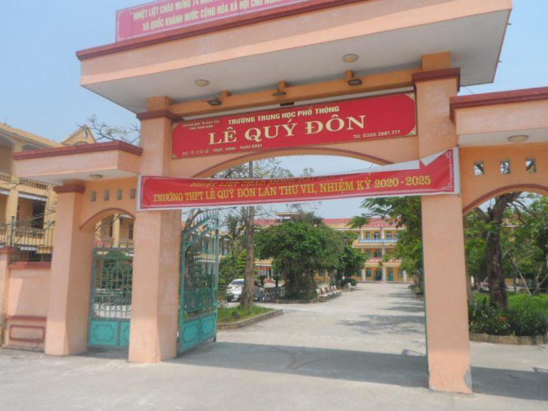 Trường THPT Lê Quí Đôn Nam Định